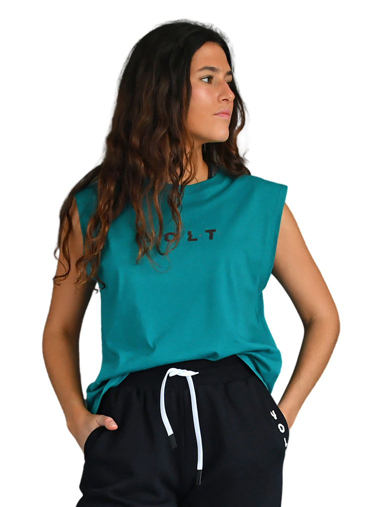Tank Top casual verde da VOLT  3