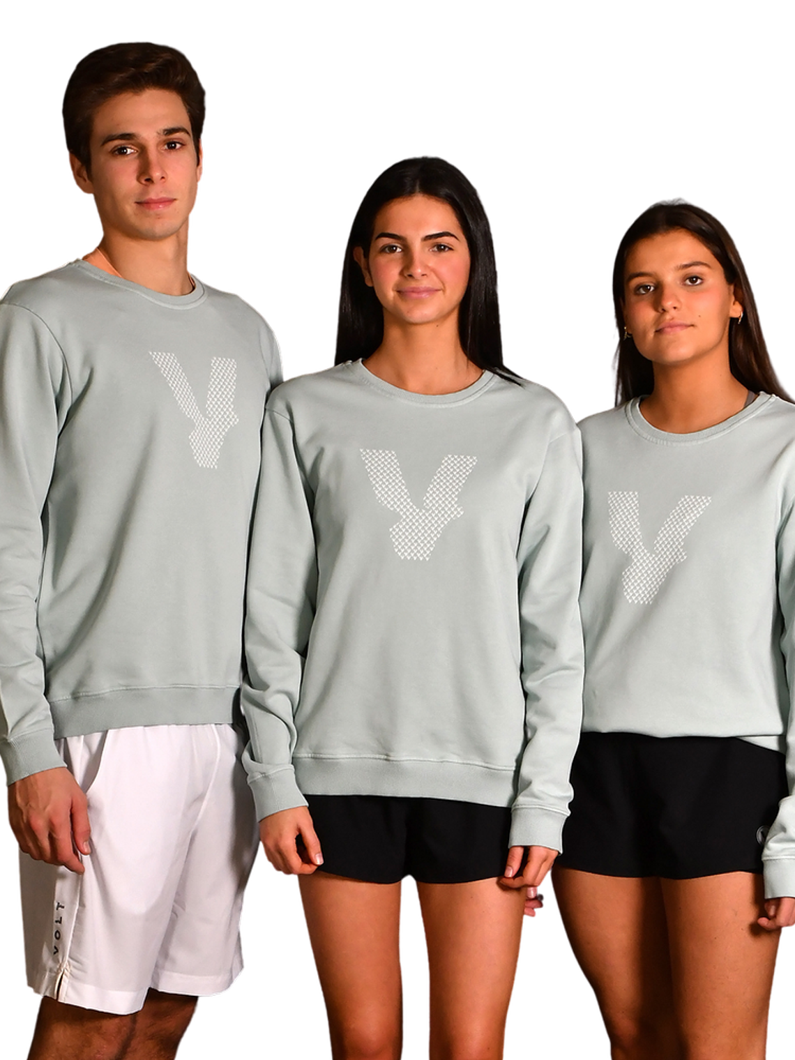 Sweatshirt verde unissexo da VOLT 2