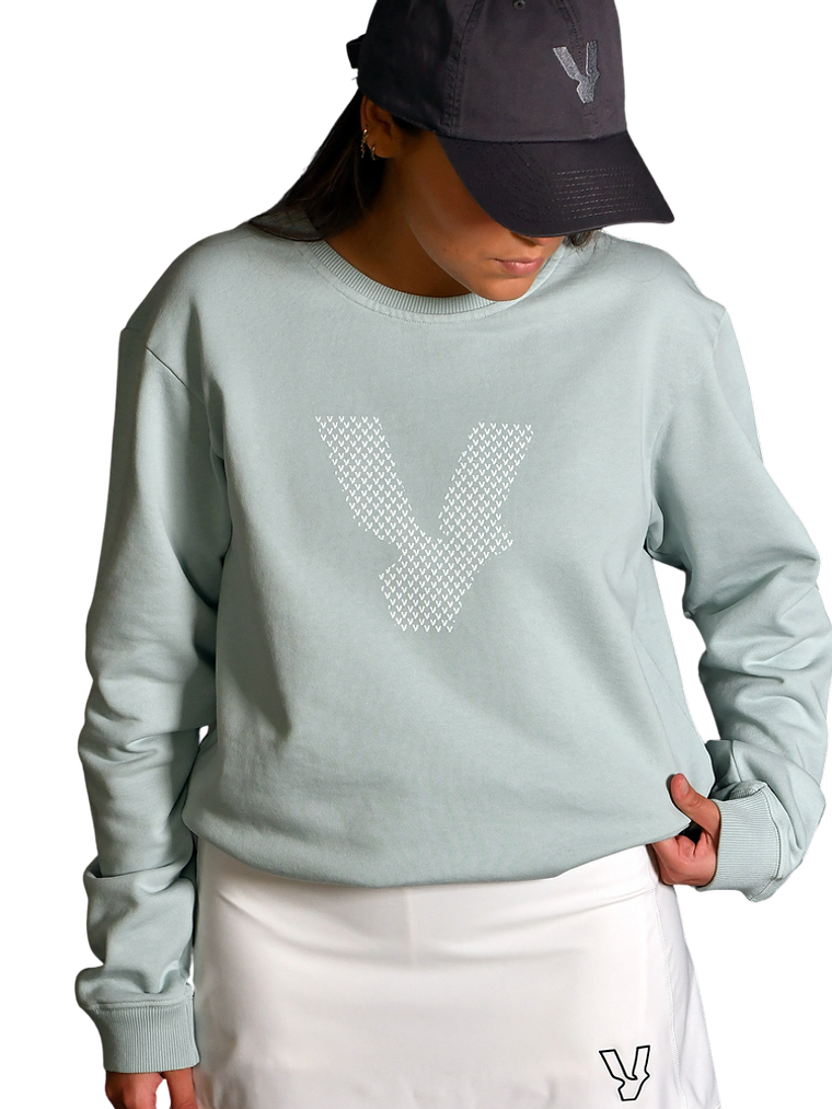 Sweatshirt verde unissexo da VOLT 5