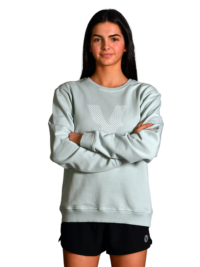 Sweatshirt verde unissexo da VOLT 6