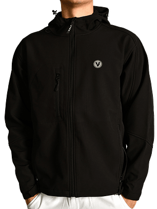 Casaco Softshell preto da VOLT 