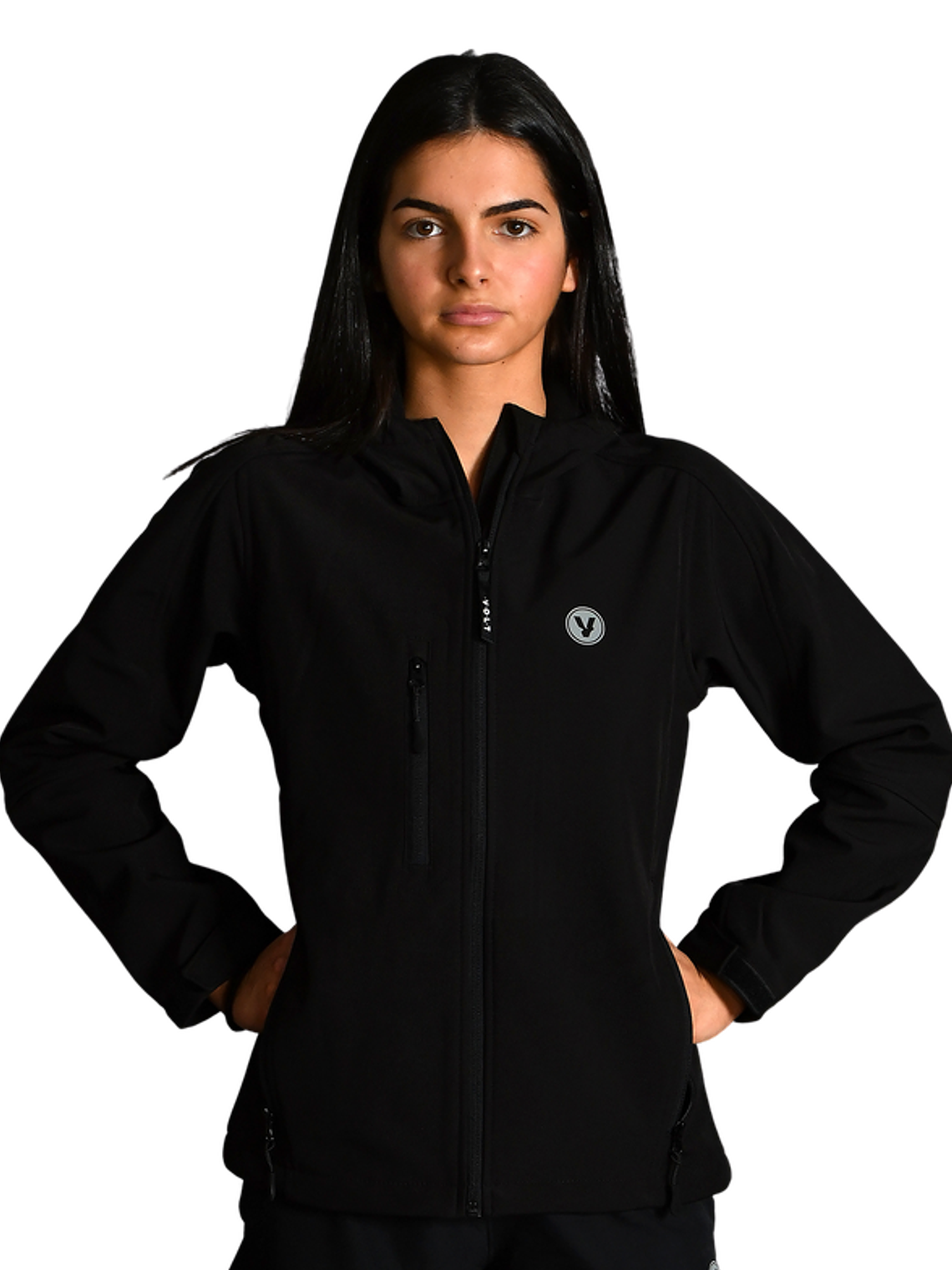 Casaco Preto Softshell para mulher  2