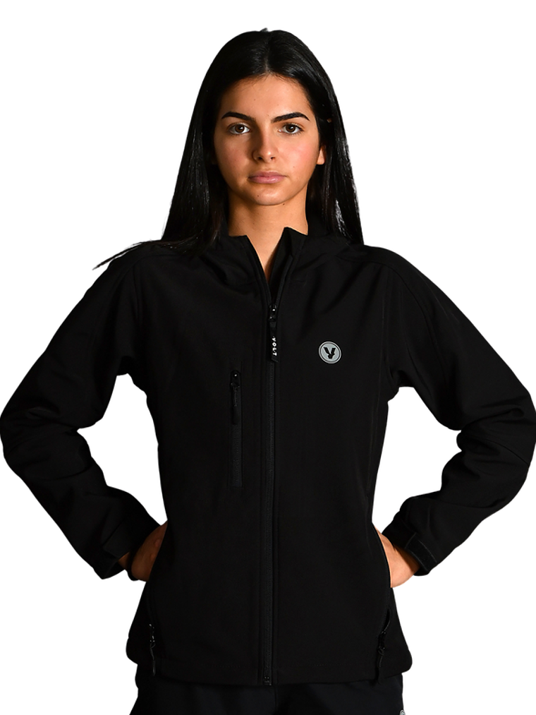 Casaco Preto Softshell para mulher  2