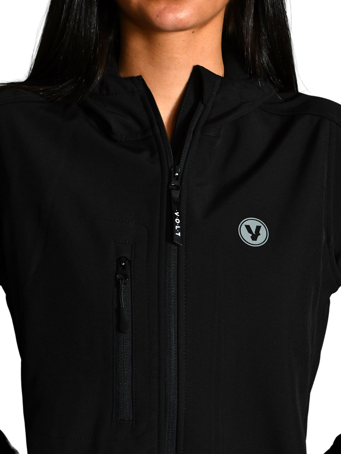 Casaco Preto Softshell para mulher  3