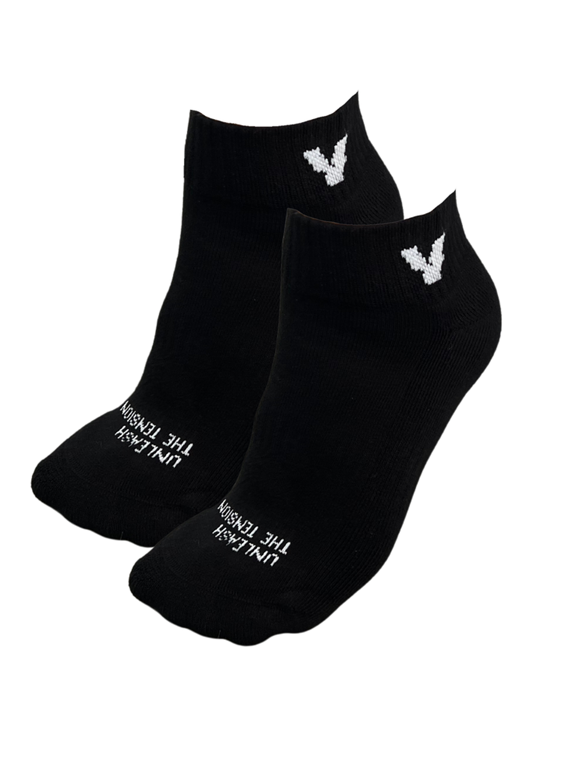 Meias curtas pretas da VOLT - 2 unidades (Unisexo)  1