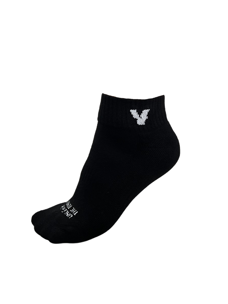 Meias curtas pretas da VOLT - 2 unidades (Unisexo)  2