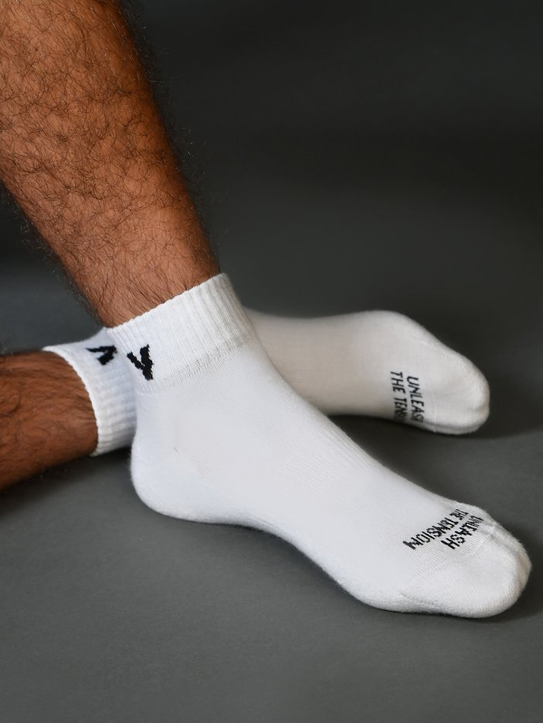 Meias curtas pretas da VOLT - 2 unidades (Unisexo)  3