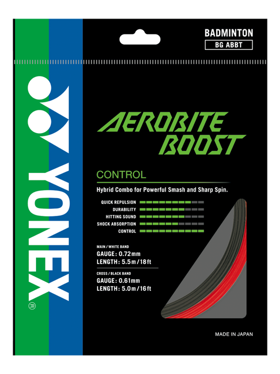 Cordas Yonex Aerobite Boost – Controle e Potência Aprimorados! 1