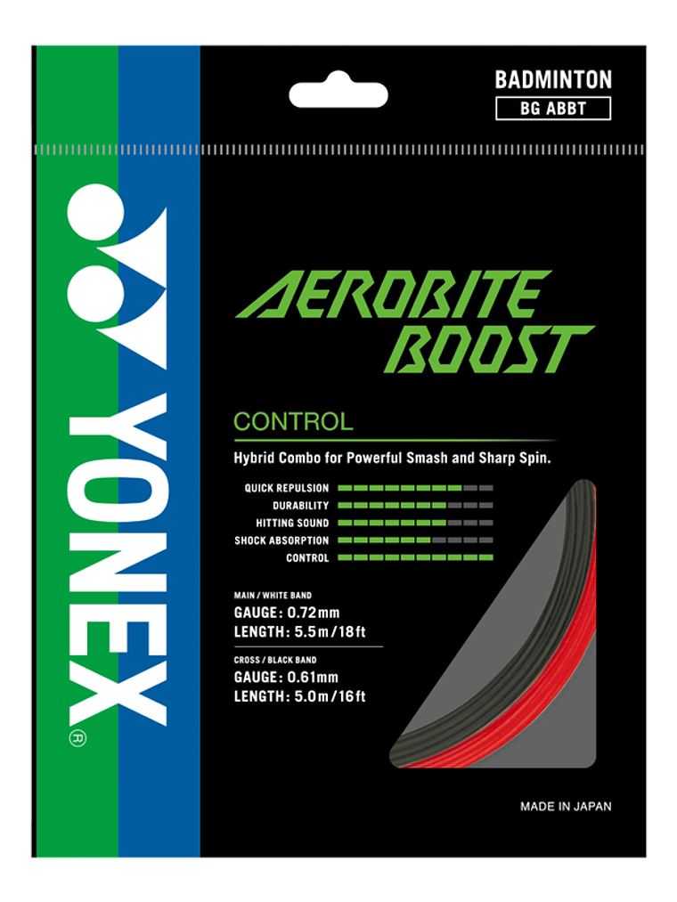 Cordas Yonex Aerobite Boost – Controle e Potência Aprimorados! 1