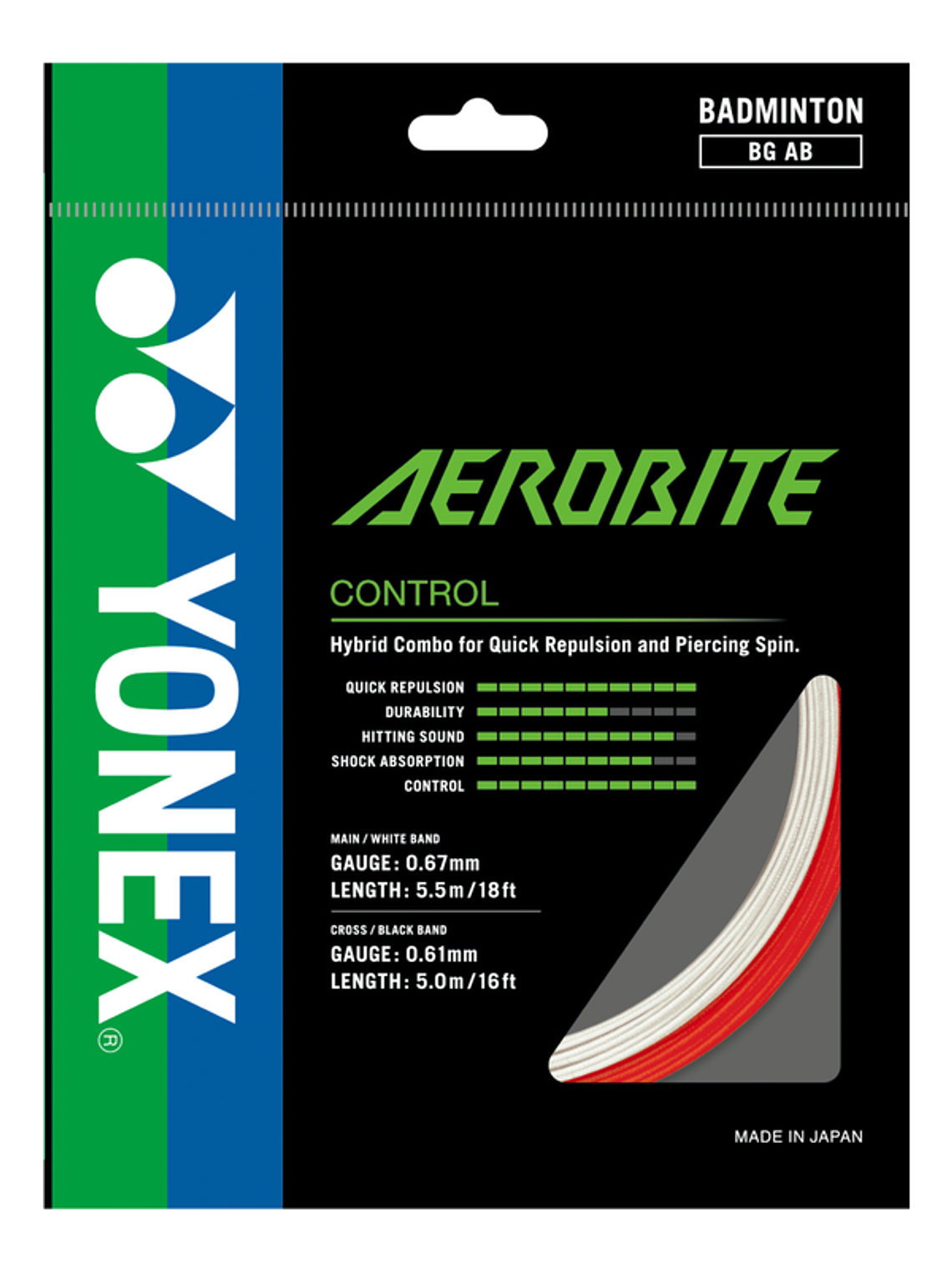 Cordas Yonex Aerobite – Potência e Controle em um Só Conjunto! 1