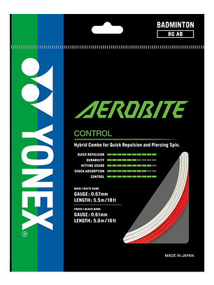Cordas Yonex Aerobite – Potência e Controle em um Só Conjunto!