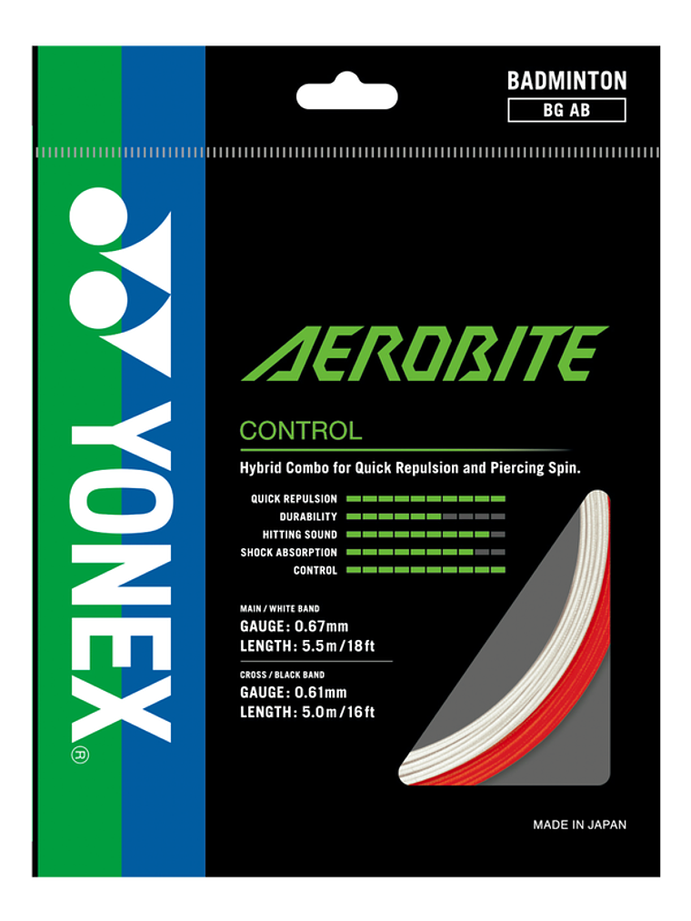 Cordas Yonex Aerobite – Potência e Controle em um Só Conjunto! 1