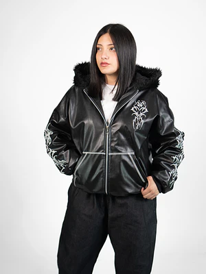 Jacket cuero PU