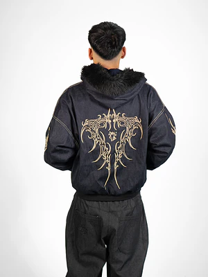 Jacket full denim 