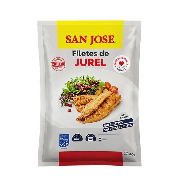 Filetes de Jurel 500 grs - San José