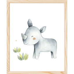 Cuadro rinoceronte