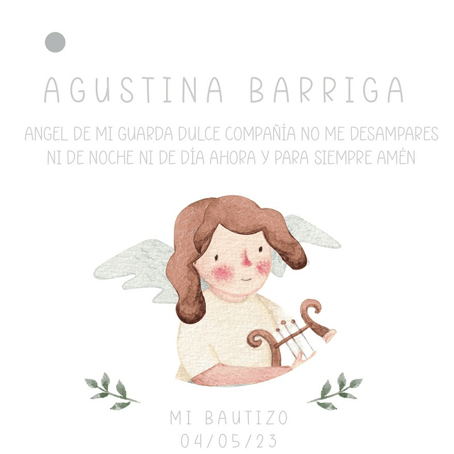 KIT BAUTIZO ANGELITA