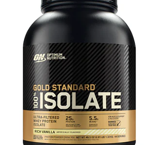 Isolate Gold Standard, Optimum Nutrition Isolate Protein 2.91 Lb