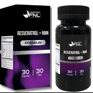 Resveratrol + NMN 500 mg FNL – Antioxidante Celular y Precursor de NAD+