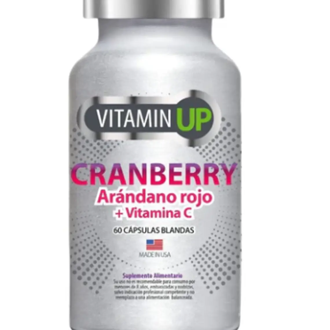 Vitamin UP Cranberry, Vitamina y Antioxidante, 60 Caps 1