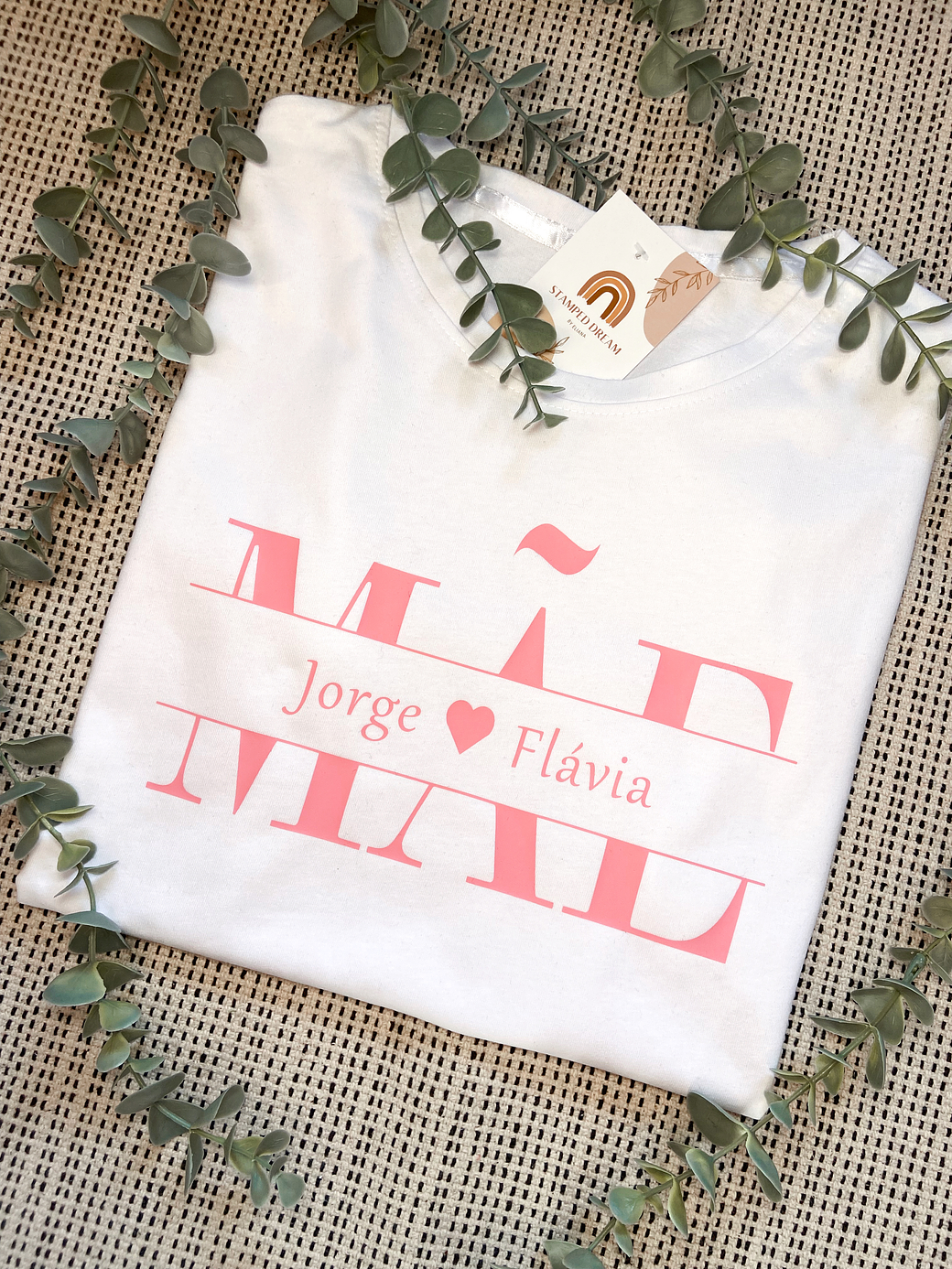 T-shirt Mãe com nomes  3