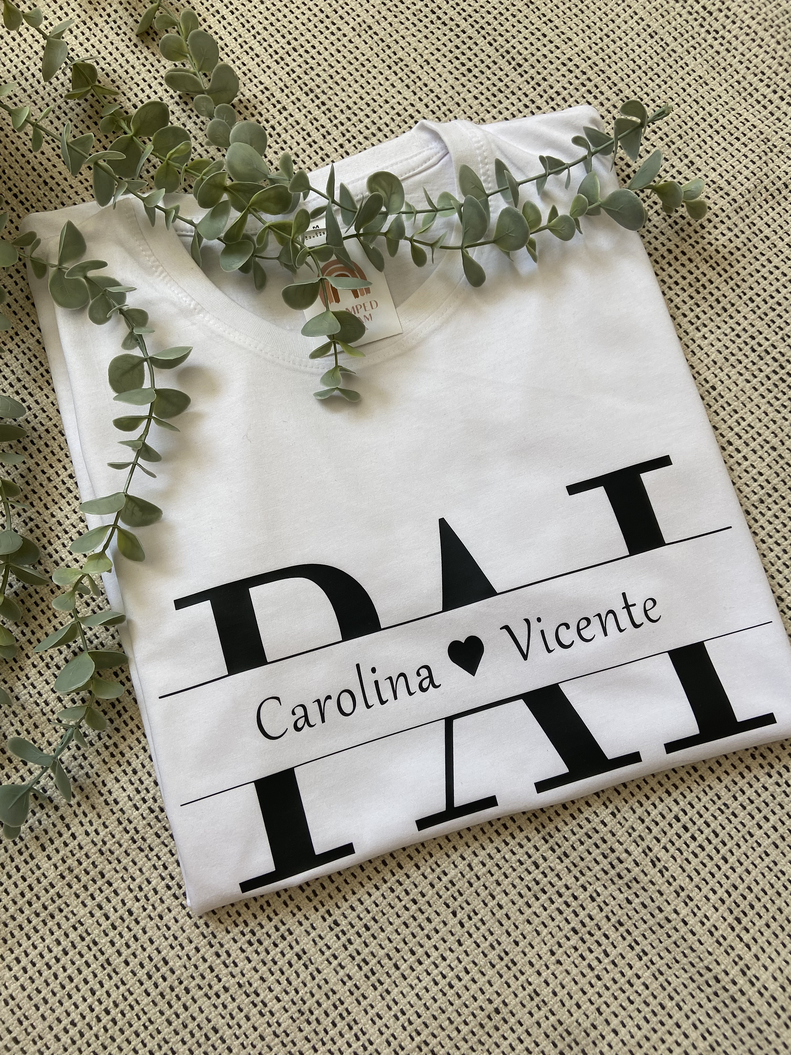 T-shirt Pai com nomes  4