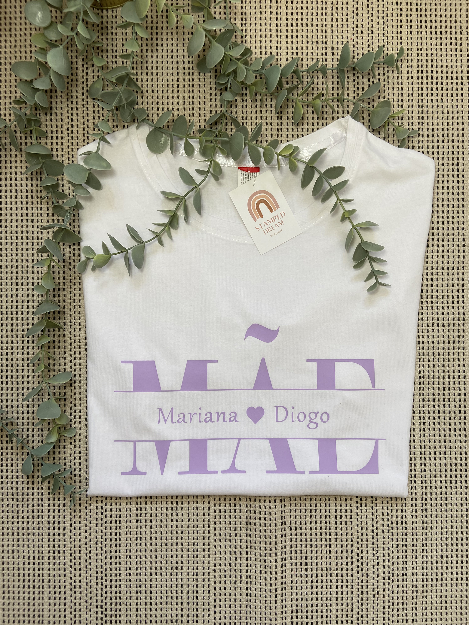 T-shirt Mãe com nomes  5