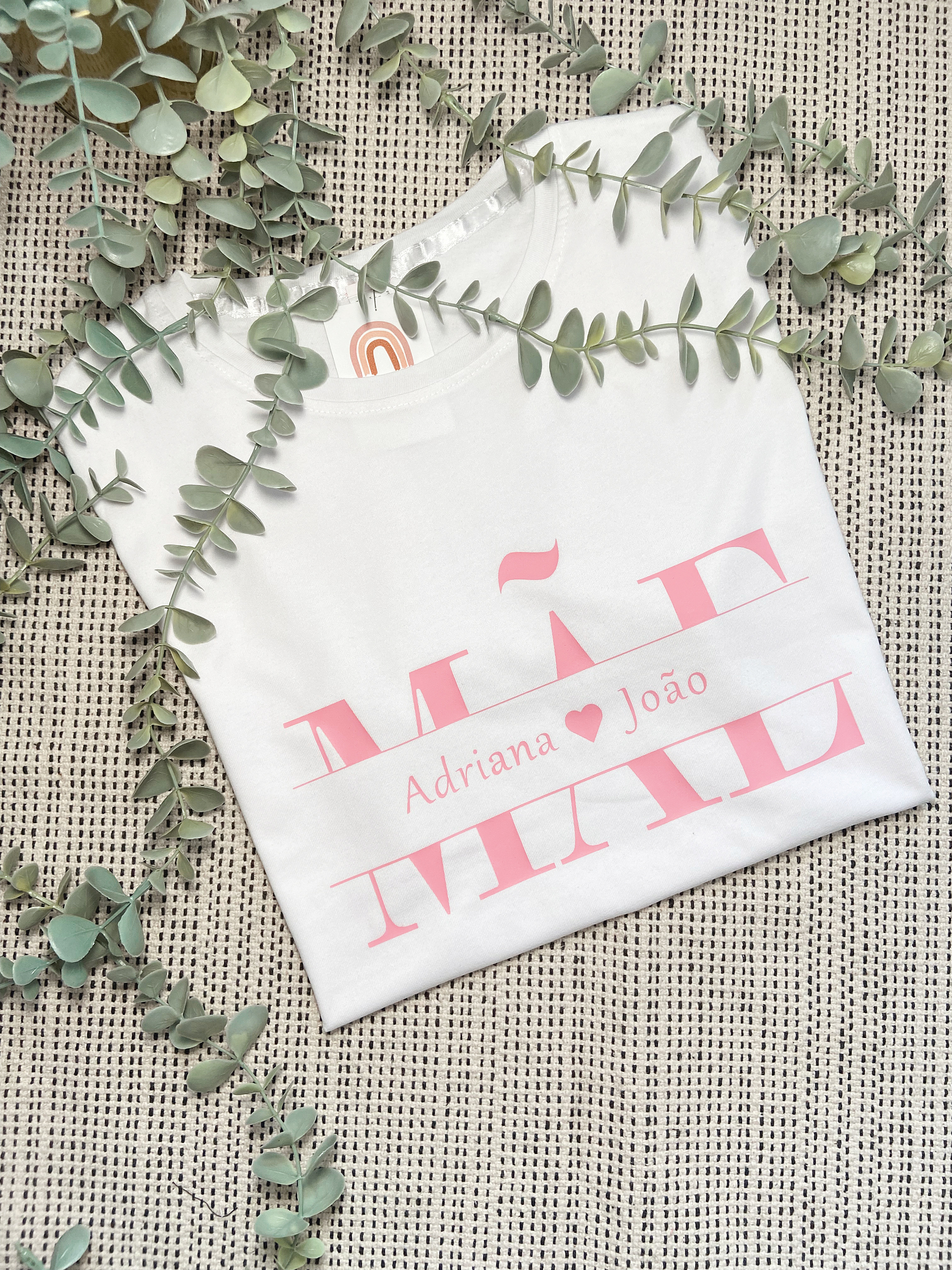 T-shirt Mãe com nomes  6
