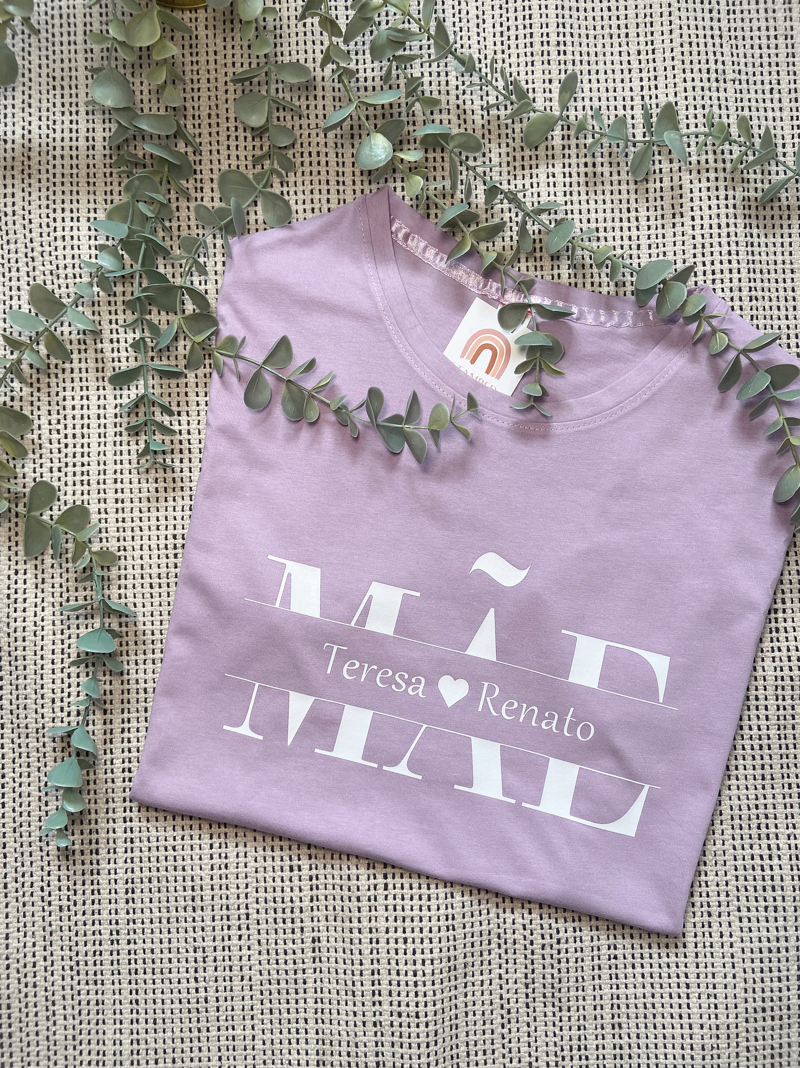 T-shirt Mãe com nomes  4