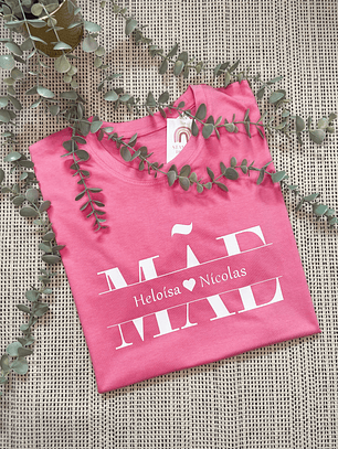 T-shirt Mãe com nomes 
