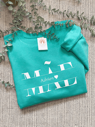 Sweat sem capuz Mãe com nomes