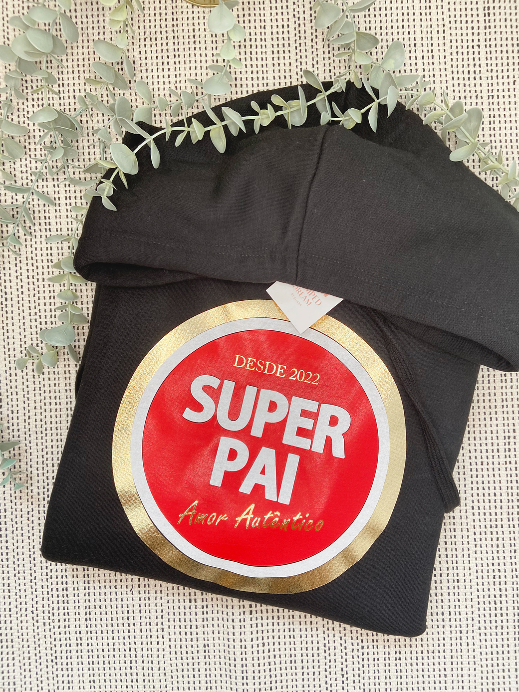 Sweat com capuz Super Pai 1