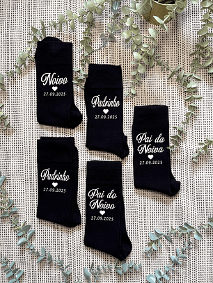 Meias Noivo / Padrinho / Pai