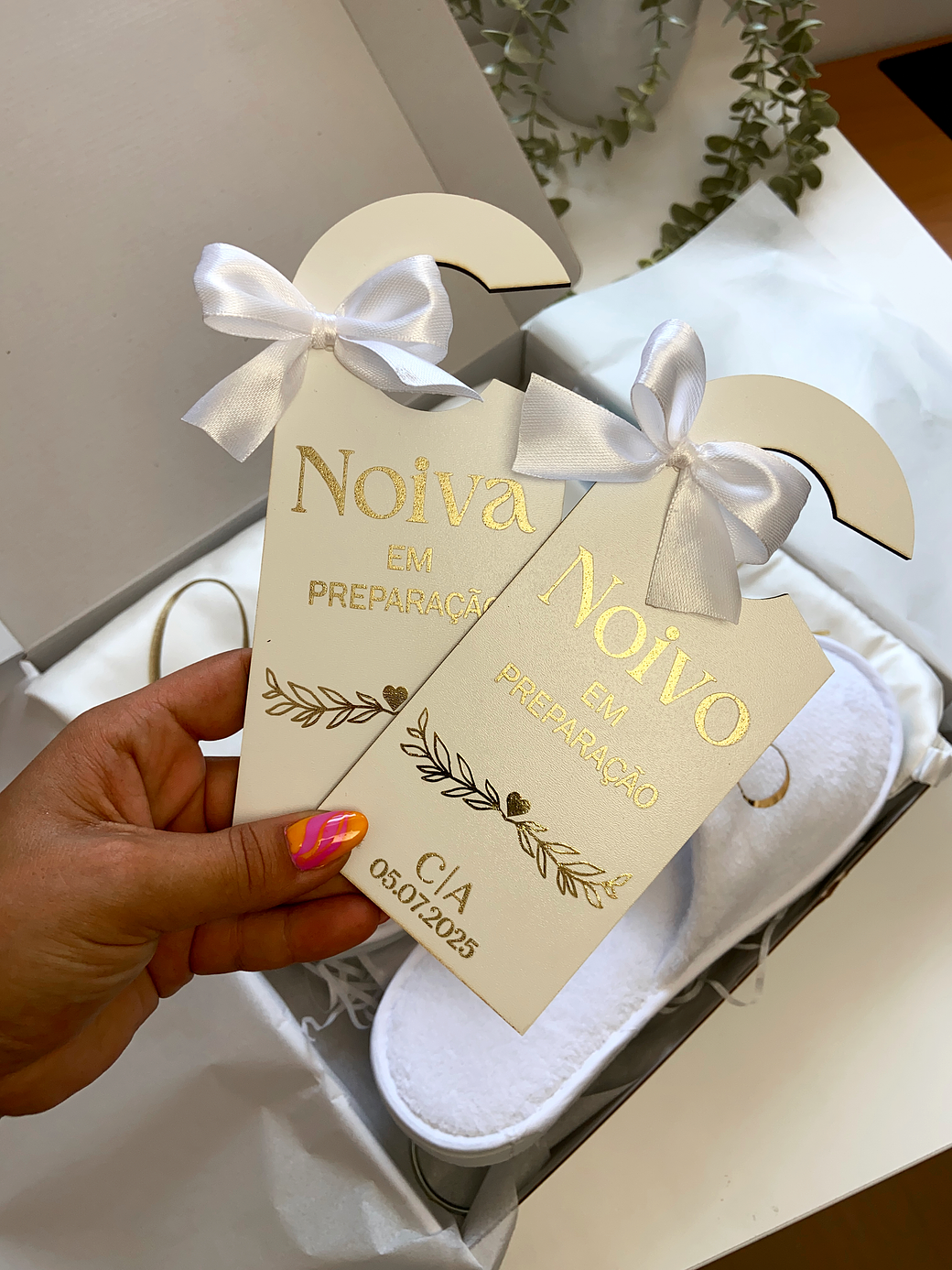 Placa de Porta Folhagem 3