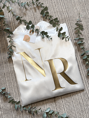 Robe Monograma de Casamento