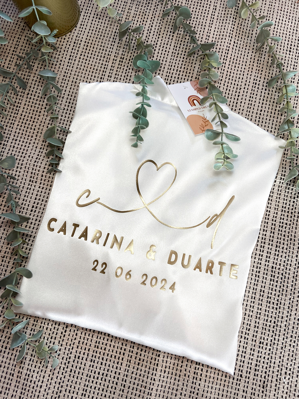 Robe Monograma de Casamento 3