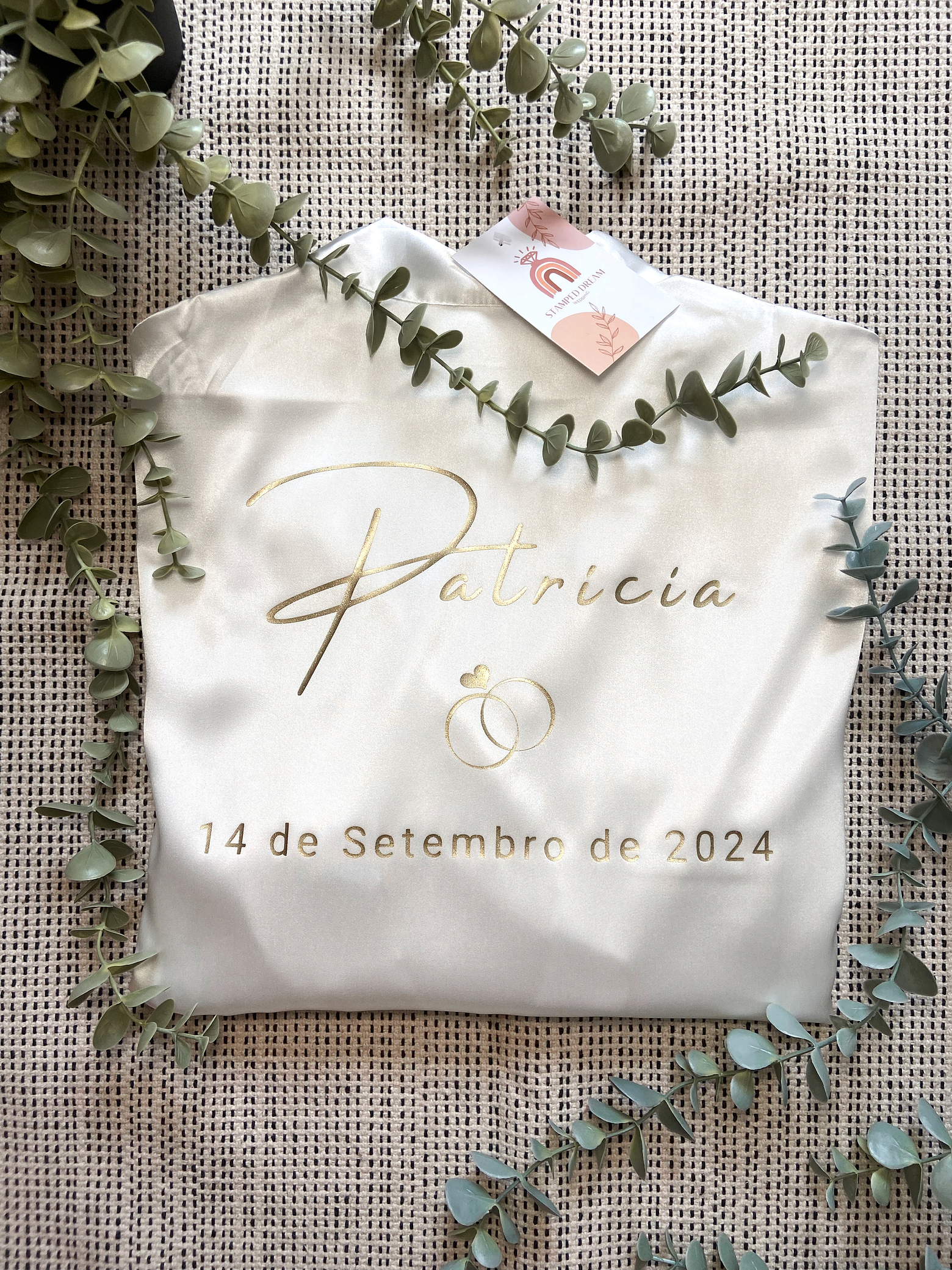 Robe Monograma de Casamento 4