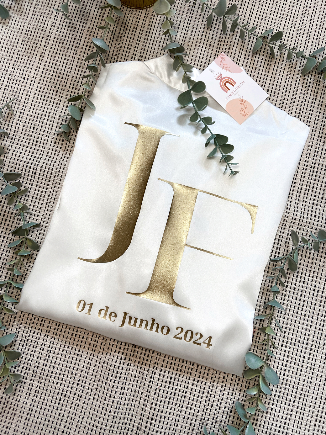 Robe Monograma de Casamento 6