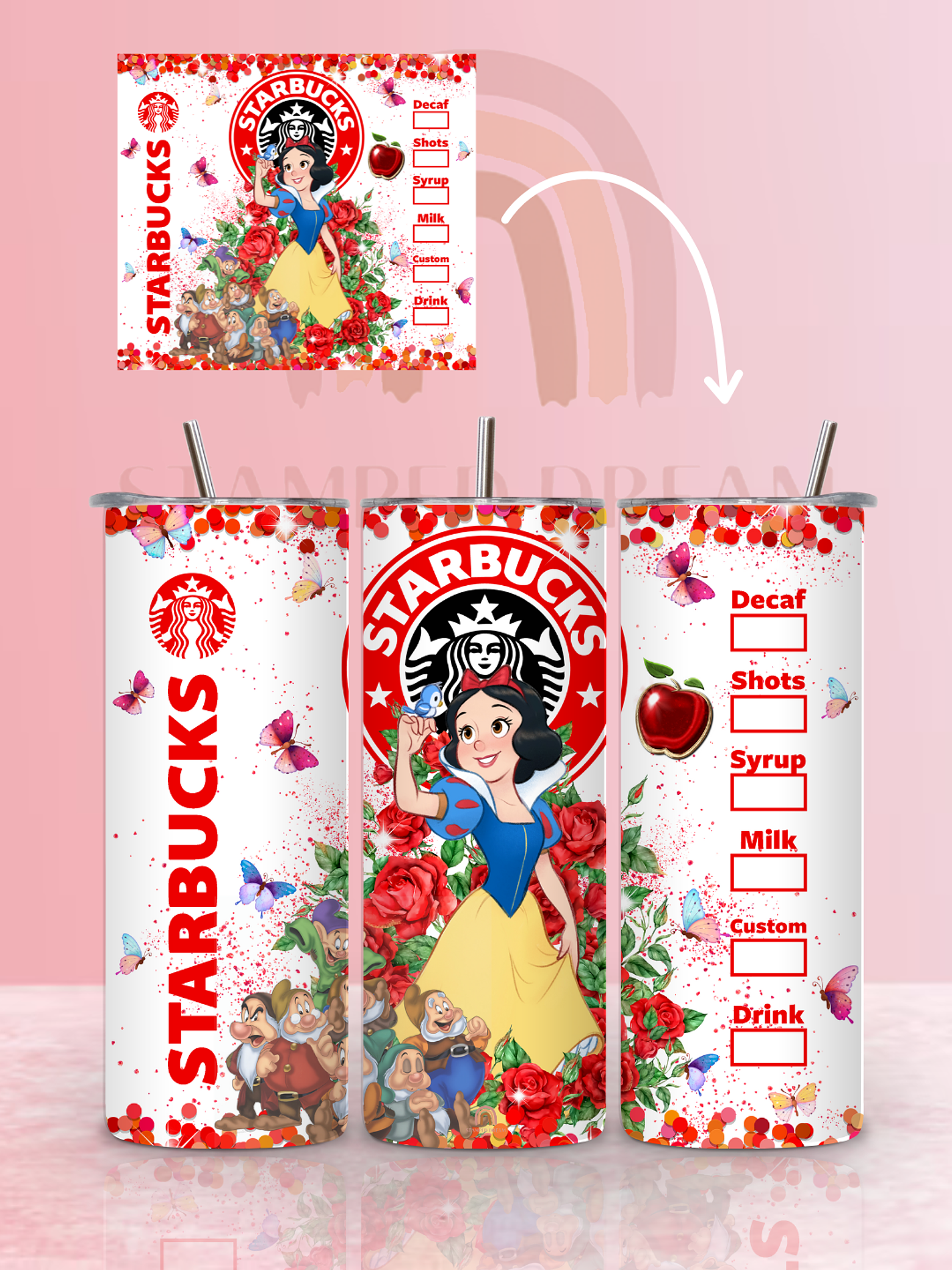 Tumbler Térmico Starbucks Branca de Neve 590ml 1