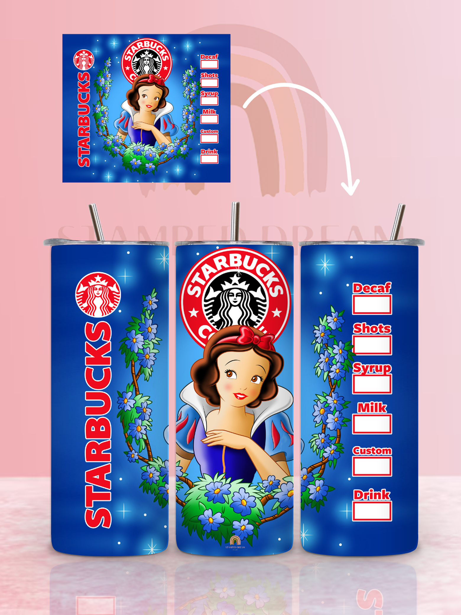 Tumbler Térmico Starbucks Branca de Neve 590ml 1