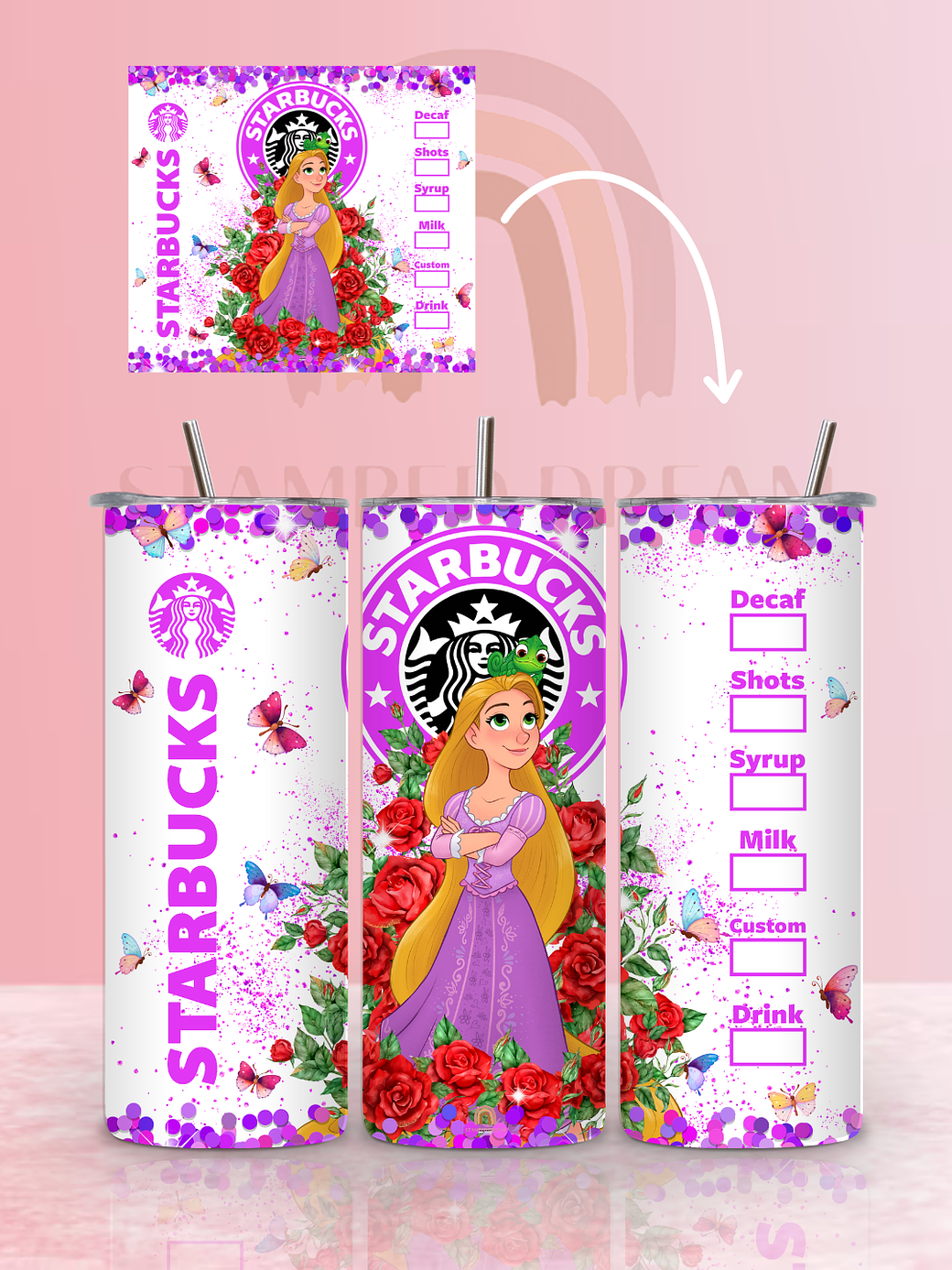 Tumbler Térmico Starbucks Rapunzel 590ml 1