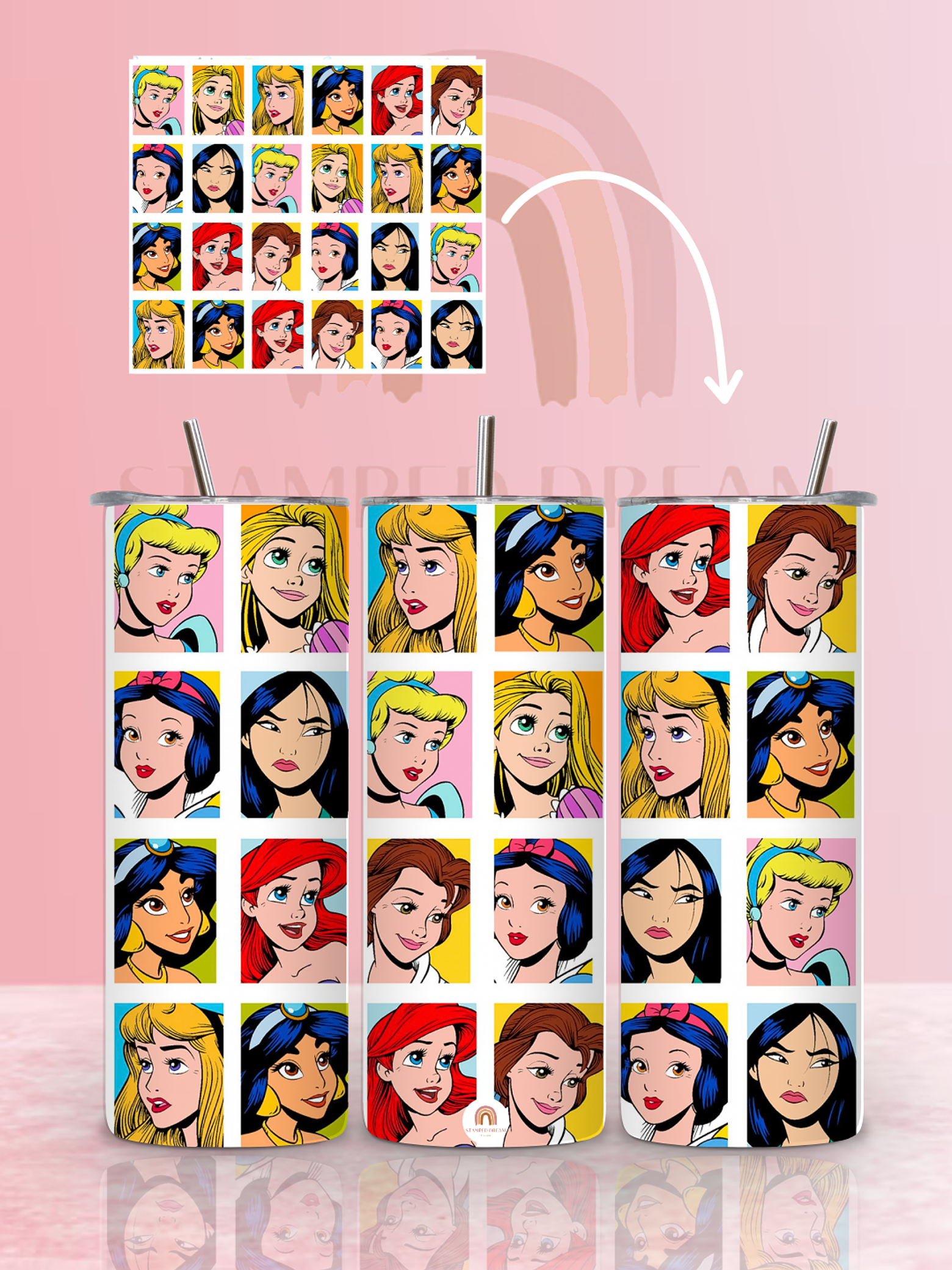 Tumbler Térmico Princesas 590ml 1