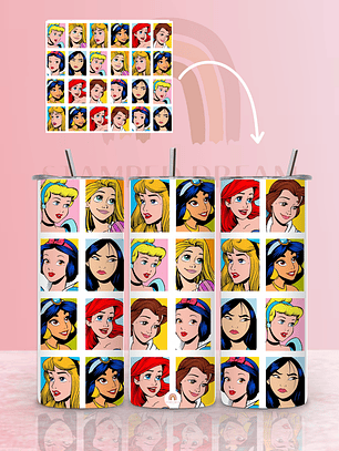 Tumbler Térmico Princesas 590ml