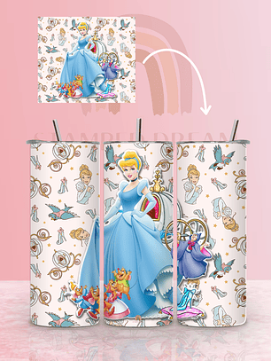 Tumbler Térmico Cinderela 590ml