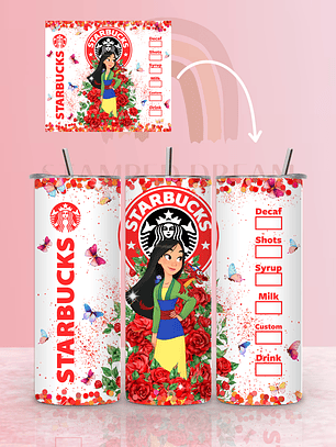 Tumbler Térmico Starbucks Mulan 590ml