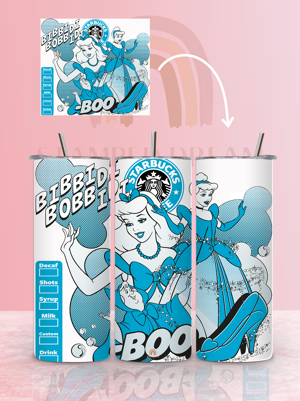 Tumbler Térmico Cinderela 590ml 1