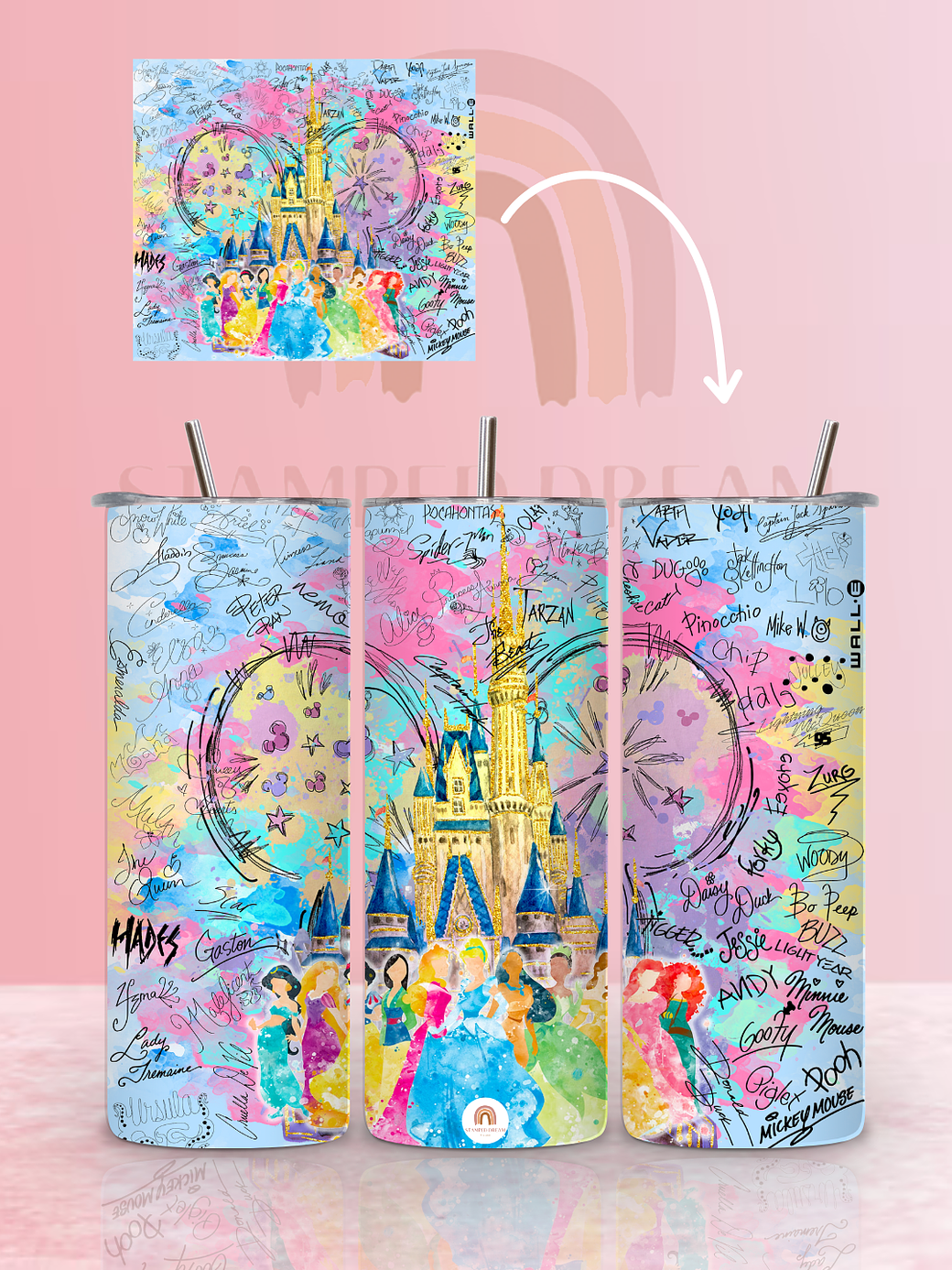 Tumbler Térmico Princesas 590ml 1