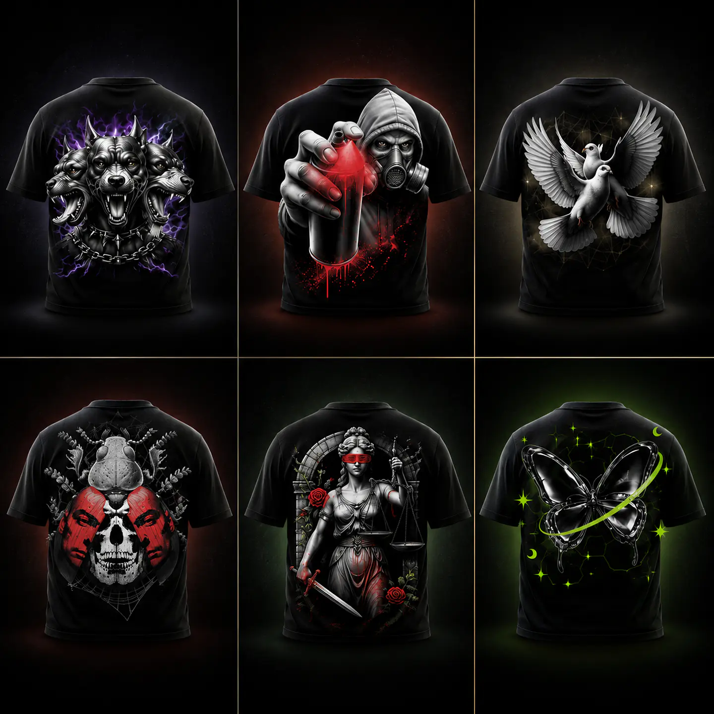 Pack Premium + 700 de Artes PNG para Camisetas Streetwear | DTF, Sublimação e Silk 2