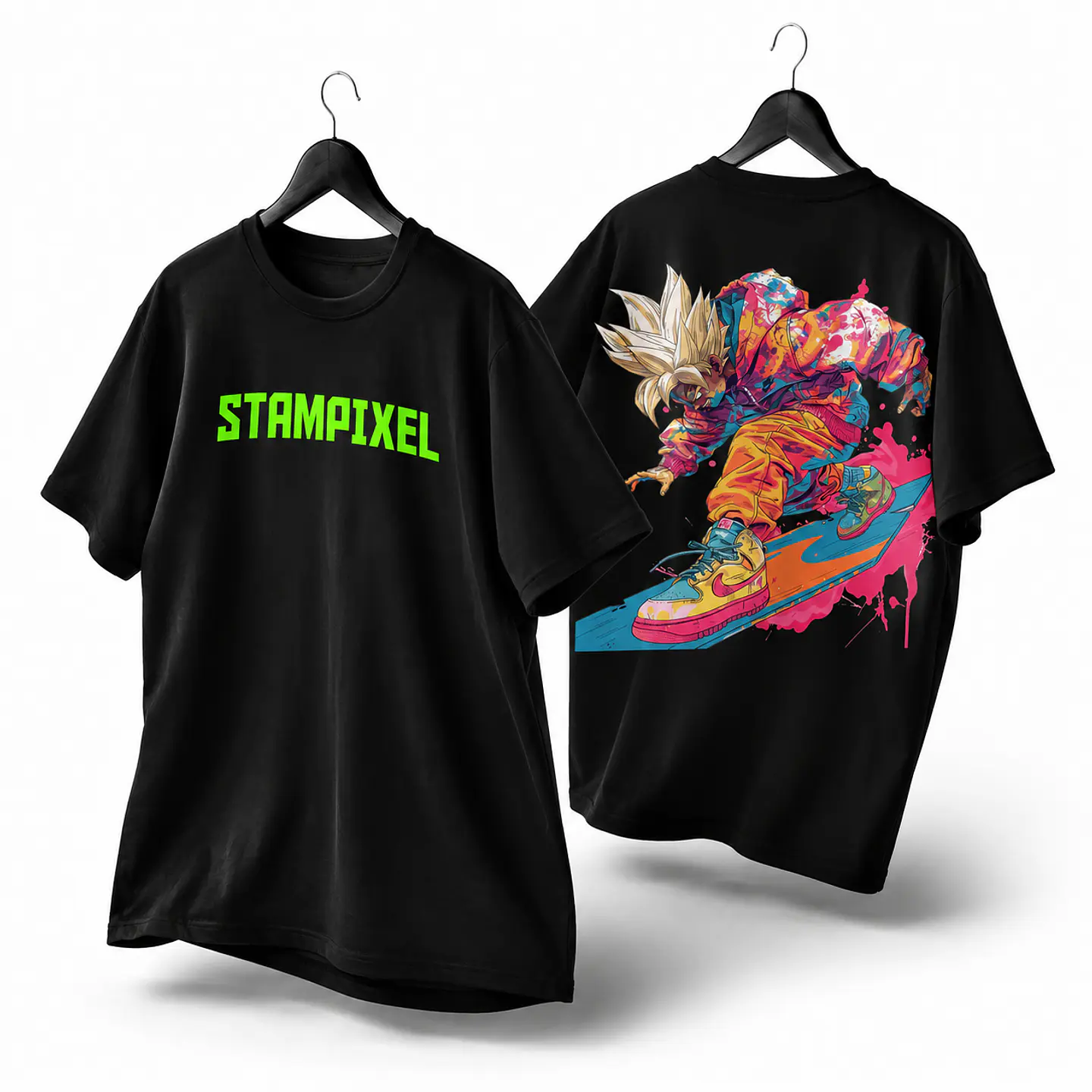 + De 100 Artes Goku Dragon Ball PNG para Camisetas  | DTF, Sublimação e Silk 1