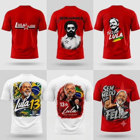 +120 Artes Selecionadas Políticas 2026 para Camisas | Pack Premium PNG 